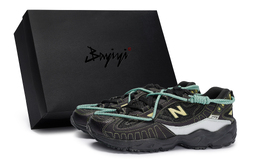 New Balance Нью Баланс 703 Влагоотводящие Низкие Уличные Кроссовки Женские Черные Желтые, цвет Black Yellow wl703cb(team80-女款幻境黄s-box) | black yellow