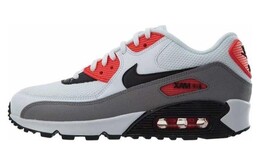 Кроссовки Nike Air Max 90 White Black-Dust-Solar Red Women's, белый/черный 325213-132 | white/black