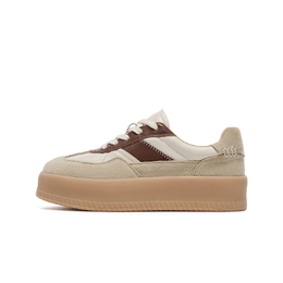 Eblan Женские лоу-топ скейтборд кроссовки коричневые, цвет Brown ee851259d24 | brown