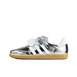 Adidas Самба OG Silk Silver Star противоскользящие износостойкие низкие скейтерские кроссовки женские Silver - Silver, цвет Silver jr0035(team619-丝绸银星) | silver
