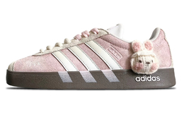 Adidas Женские скейтерские кроссовки VL COURT 2.0 износостойкие и легкие низкие в пыльно-розовом цвете Lotus, цвет Lotus Color hq1802(team866-芝士兔兔) | lotus color