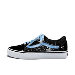 Vans Женские синие лайт-блю низкие скейтерские кеды Ward с устойчивостью к истиранию, цвет Light Blue vn0a3iuniju(team613-雨花） | light blue