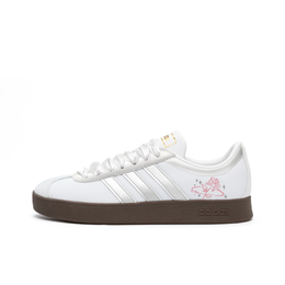 Adidas Женские противоскользящие износостойкие низкие скейтерские кроссовки VL COURT 2.0, серебристо-белые, цвет Silver White id6015(team849-星芒玫瑰) | silver white