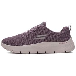 Skechers Женские беговые кроссовки Go Walk Fle с амортизацией, устойчивые к истиранию, дышащие, низкие, фиолетовые, цвет Purple 125519-mve | purple