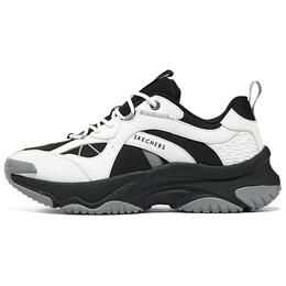 Skechers Мантия Мун Шуз Лоу топ Чанки Сникерсы Женские Черно-белые, цвет Black White 177590-bkwg | black white
