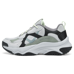 Skechers Стрит лоу топ массивные кроссовки женские черно-зеленые, цвет Black Green 177600-bkgr | black green