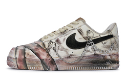 Nike Женские скейтерские кеды Air Force 1 811 Production Destroyed Medical Officer низкие розовый бежевый, цвет Pink Beige dh2920-111(team80-女款战地医疗官) | pink beige