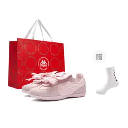 Kappa Женские противоскользящие устойчивые к истиранию кроссовки Kite Fei Pink розовые [красная сумка для покупок и чулки до бедра], цвет Pink[Red Shopping Bag+Thigh-High Socks] k0f25bb42cj-5015 | pink[red shopping bag+thigh-high socks]
