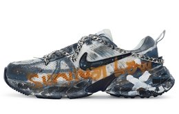 Nike V2K Run амортизирующие нескользящие низкие кроссовки унисекс черный синий экрю, цвет Black Blue Ecru fd0736-100(team80-男女同款求生之路) | black blue ecru