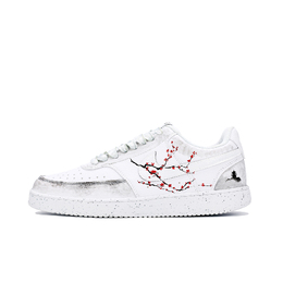 Nike Кроссовки Court Vision 1 мужские низкие бело-серые, цвет White Gray dh2987-110（team309-疏影暗香qd） | white gray