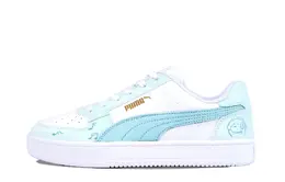Puma Щенок наушники нескользящие устойчивые к истиранию дышащие низкие кеды для скейтборда унисекс бело-голубые 392290-03(team626-耳机小狗)