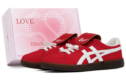 Onitsuka Tiger Advanti противоскользящие лоу-топ скейтерские кроссовки унисекс красно-белые, цвет Red 1183b799-101（team63-安哥拉红sbox） | red