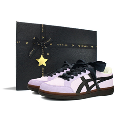 Onitsuka Tiger Advanti противоскользящие и износостойкие легкие низкие скейтерские кроссовки унисекс черно-фиолетовые, цвет Black Purple 1183b799-101（team737-暗夜丁香礼盒） | black purple