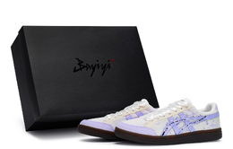 Onitsuka Tiger Advanti скейтерские кроссовки унисекс лоу-топ сине-фиолетовые бело-сине-фиолетовые, цвет White Blue Purple 1183b799-101(team80-樱岛蓝紫sbox) | white blue purple
