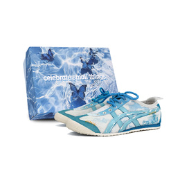 Onitsuka Tiger Мексико 66 низкие повседневные кроссовки унисекс бежево-голубые, цвет Beige Blue 1183a360-205(team188-海蓝征途s-box | beige blue
