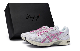Asics Gel-1130 Амортизирующие износостойкие дышащие низкие кроссовки для бега унисекс белый серый розово-красный - серый белый розовый, цвет Gray White Pink 1201a256-118(team80泉水清歌玫红sbox) | gray white pink