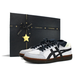 Onitsuka Tiger Advanti противоскользящие и износостойкие легкие низкие скейтерские кроссовки унисекс черно-серые, цвет Black Gray 1183b799-101（team737-月光与诗礼盒） | black gray
