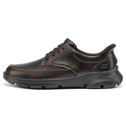 Skechers Арк Фит устойчивые к истиранию низкие кеды мужские темно-коричневые - темно-коричневый+подарок (массажный мяч), цвет Dark Brown+Giveaway (Massage Ball) 205517-dkbr | dark brown+giveaway (massage ball)