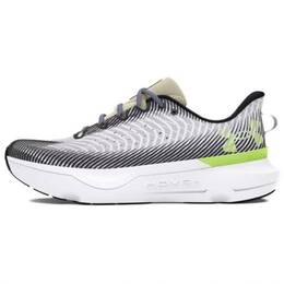 Under Armour Бесконечные Pro Низкие повседневные беговые кроссовки мужские серо-зеленые - белый/антрацит/трансформирующийся зеленый, цвет White/Anthracite/Transforming Green 3027190-105 | white/anthracite/transforming green