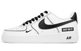 Nike Кроссовки Air Force 1 Low Top для скейтбординга унисекс, черно-белые, цвет Black White 315122-111(team18-熊猫黑白线条) | black white