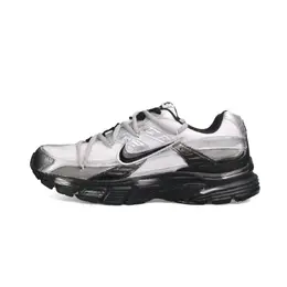 Nike Инициатор устойчивые к истиранию дышащие низкие повседневные городские кроссовки для бега унисекс серебристо-черные, цвет Silver Black 394055-100（team1093-登月漫步） | silver black