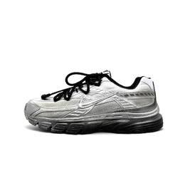 Nike Инициатор амортизирующие износостойкие дышащие кроссовки с низким верхом унисекс черный серебристый, цвет Black Silver 394055-100（team1213-银魂机甲） | black silver
