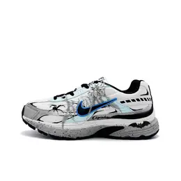 Nike Инициатор Амортизирующая поддержка Дышащие низкие повседневные городские кроссовки для бега Унисекс серо-голубые белые, цвет White 394055-100(team471-蛛影墨痕) | white
