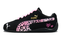 Puma Кроссовки Speedcat Collection устойчивые к истиранию низкие повседневные черно-розовые и черно-красные унисекс, цвет Black Red 398846-01(team65-魅色回忆男女同款) | black red