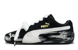 Puma Скоростные коты коллекция устойчивые к истиранию низкие кеды повседневные унисекс черный белый - черный белый, цвет Black White 398846-01(team65-雏菊权世界男女同款) | black white