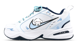 Nike Air Monarch 4 нескользящие низкие массивные кроссовки унисекс бело-голубые, цвет White Blue 415445-102(team1281-小蓝狗) | white blue