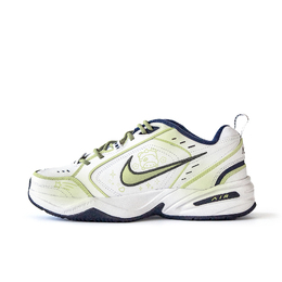 Nike Air Monarch 4 противоскользящие износостойкие низкие массивные кроссовки унисекс белый цвет, цвет White 415445-102(team189-奶桃粉) | white