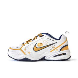 Nike Air Monarch 4 противоскользящие износостойкие низкие массивные кроссовки унисекс белый цвет, цвет White 415445-102 (team746-豆汁) | white