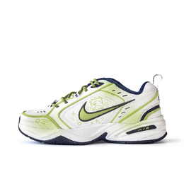 Nike Air Monarch 4 противоскользящие износостойкие низкие массивные кроссовки унисекс белый цвет, цвет White 415445-102(team189-奶酪薄荷) | white