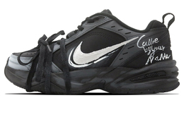 Nike Air Monarch 4 Memory Ash нескользящие износостойкие низкие массивные кроссовки унисекс черный - черный, цвет Black 415445-001(team92-记忆灰烬） | black