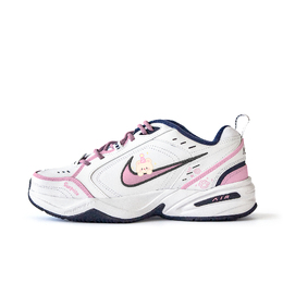 Nike Эйр Монарх 4 противоскользящие износостойкие низкие массивные кроссовки унисекс розовые, цвет Pink 415445-102(team676-小熊软糖) | pink