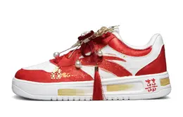 Anta Кроссовки Life Collection с противоскользящей подошвой и амортизацией для скейтбординга мужские бело-красные, цвет White Red 912418001q-2(team65-喜上眉梢男款) | white red