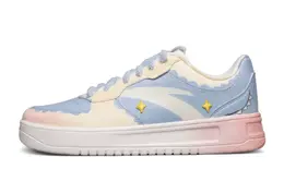 Anta Life Collection нескользящие амортизирующие низкие скейтерские кроссовки мужские бежево-голубые, цвет Beige Blue 912418001q-2(team65-拉bubu男款) | beige blue