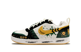 Nike Кроссовки Court Borough с противоскользящей и износостойкой подошвой, низкие, для скейтбординга, мужские, зеленые, цвет Green 844881-100(team1103-摇滚狂想) | green