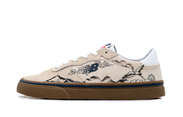 New Balance NB 232 Idle Clouds And Wild Crane противоскользящие низкие скейтерские кроссовки унисекс бежевый белый коричневый, цвет Beige White Brown am232wgh（team241-闲云野鹤） | beige white brown