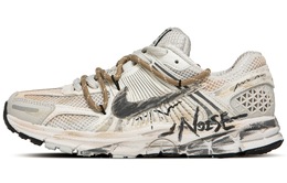 Nike Air Zoom Vomero 5 Нескользящие Легкие Низкие Беговые Кроссовки Унисекс Белый Коричневый Серый Экрю, цвет Ecru bv1358-001（team63-漫春山） | ecru
