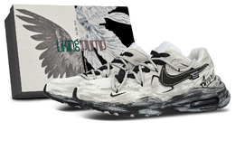Nike Износостойкие низкие повседневные кроссовки для тренировок, бега на длинные дистанции и городских перемещений унисекс черно-серые, цвет Black Gray cj1671-100（team1117灰烬风暴-box） | black gray