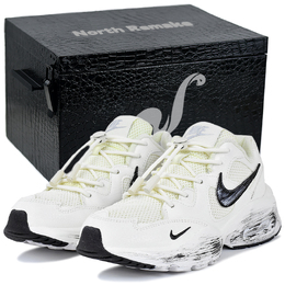 Nike Кроссовки для бега Air Max Fusion износостойкие и легкие мужские черно-белые низкие в подарочной упаковке, цвет Black White-Gift Box 3 cj1670-102(team96-男款奶盖涂鸦s-box） | black white-gift box 3