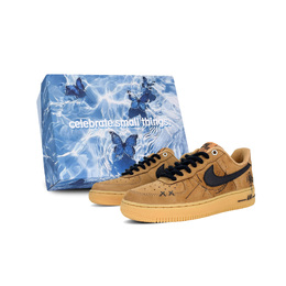 Nike Air Force 1 устойчивые к скольжению, износостойкие, легкие низкие скейтерские кроссовки унисекс черно-оранжевые, цвет Black Orange cj9179-200(team188-罗盘玫瑰s-box) | black orange