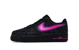 Кроссовки Nike Air Force 1 устойчивые к истиранию низкие для скейтбординга унисекс черные с розовым в коробке, цвет Box cw2288-001(team陆贰肆-霓虹之夜) | box