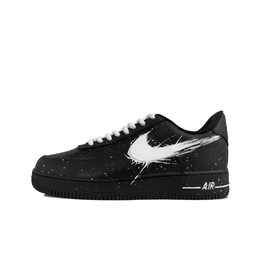 Nike Air Force 1 противоскользящие износостойкие низкие скейтерские кроссовки унисекс черно-белые, цвет Black White cw2288-001(team619-麻绳毒液) | black white