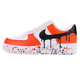 Nike Кроссовки Air Force 1 устойчивые к истиранию низкие унисекс оранжевые, цвет Orange cw2288-111(team935-橙色喷溅） | orange