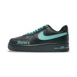 Кроссовки Nike Air Force 1 Abrasion Resistant Low Top Unisex черные, цвет Black cw2288-001(team1386-墨蓝极光) | black