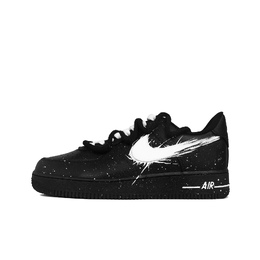 Nike Кроссовки Air Force 1 Slip Resistant Abrasion Resistant с противоскользящей и износостойкой подошвой, низкие, унисекс, черно-белые, цвет Black White cw2288-001(team619-毒液) | black white