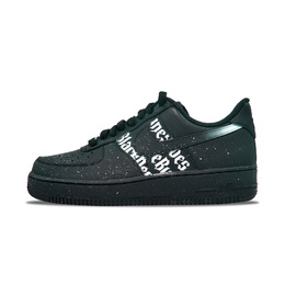 Nike Air Force 1 нескользящие лоу-топ скейтборд кроссовки унисекс черный, цвет Black cw2288-001(team635-耀眼星辉) | black