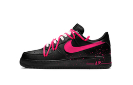Nike Air Force 1 Dark Night Electronic Music устойчивые к истиранию низкие скейтбордские кроссовки унисекс черно-розовые, цвет Black Pink cw2288-001(team1274暗夜电音） | black pink